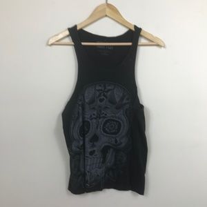 Iron Fist Black Sugar Skull Tank